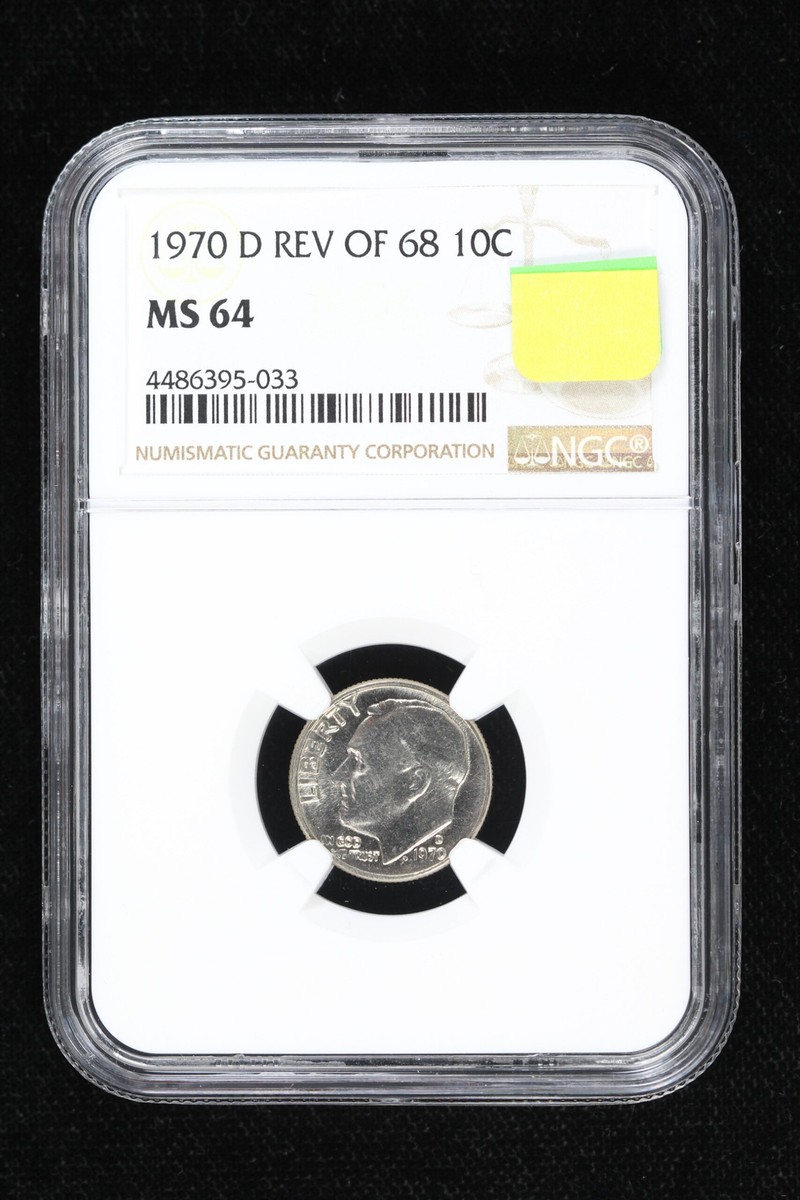 Dime トランプ 1970-D Rev of 68 Roosevelt Dime Cherrypickers FS-901 NGC