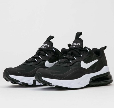 black and white nike air max 270 react