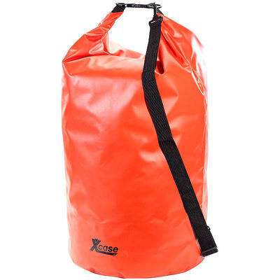 Xcase Seesack wasserdicht: Wasserdichter Packsack 70 Liter, rot
