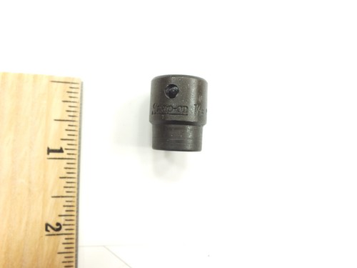 SNAP-ON TOOLS 3/8" DRIVE 7/16" SHALLOW 6 POINT IMPACT SOCKET - USA - PF140