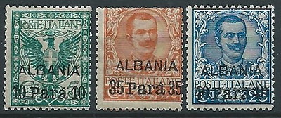1902 LEVANTE ALBANIA 3 VALUES MNH ** - ED962-2