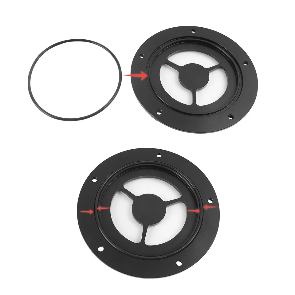 Cubierta de temporizador Derby de 5 agujeros para motocicleta para Harley Touring Road King  Foto 4 de 4