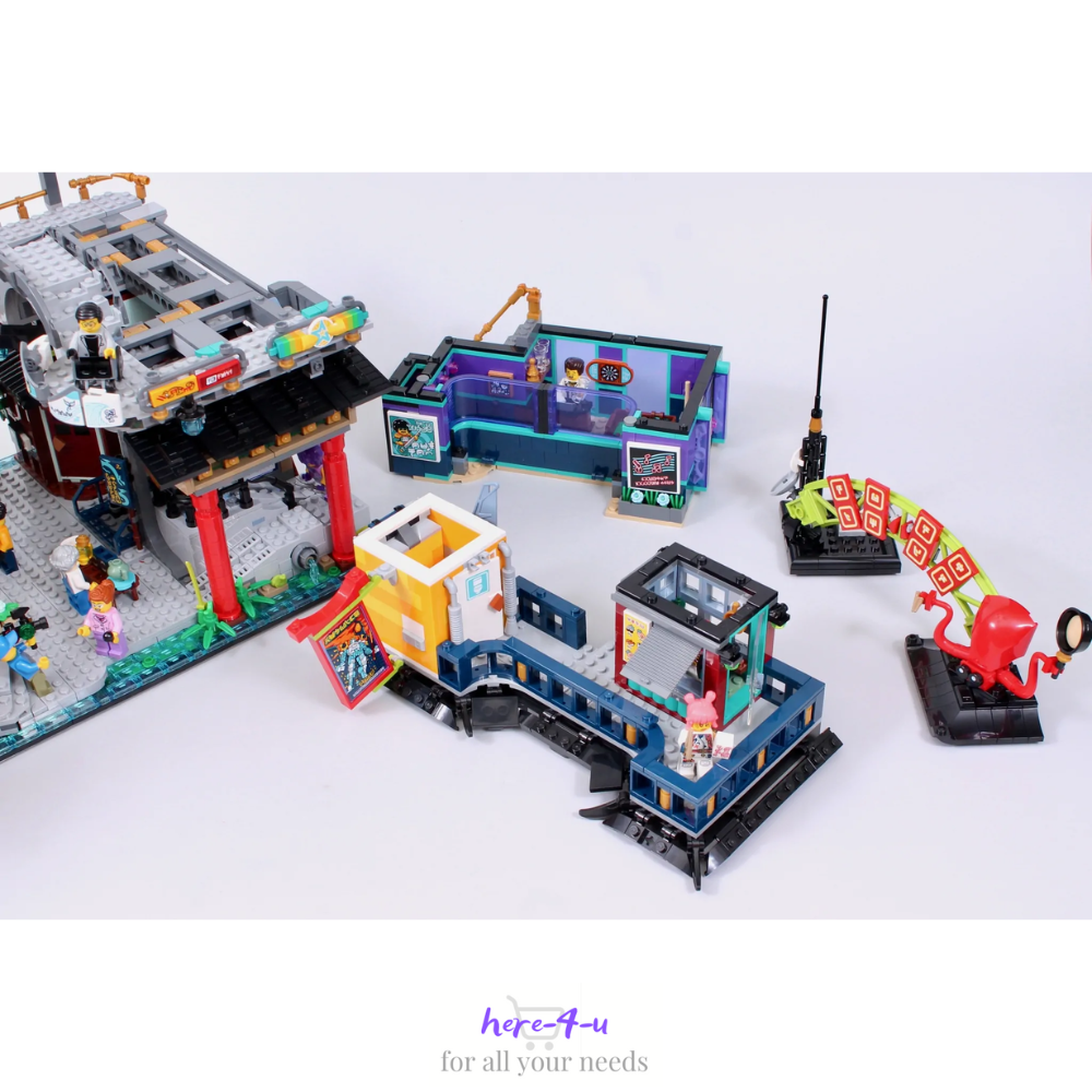 Build Blocks - NINJAGO City Markets | 6163pcs + 21 Figures (71799