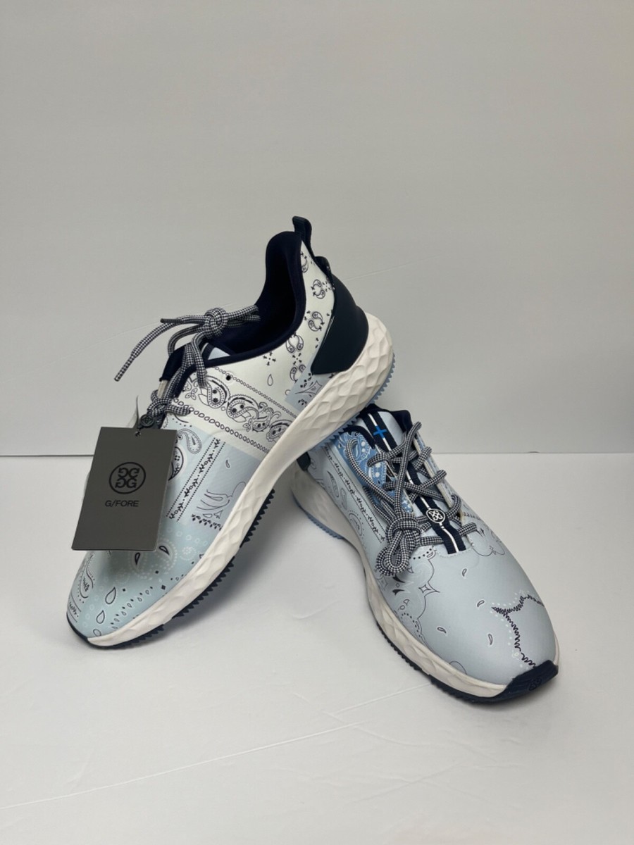NIB Size 13.5 Men G/FORE MG4+ Sky Bandana Print Golf Shoes