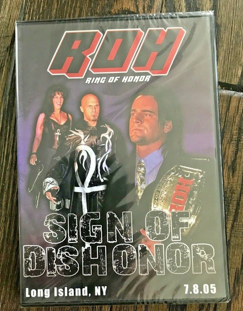 Roh Sign Of Dishonor Dvd 7 8 05 Brand New Sealed Cm Punk Samoa Joe Aj Styles Ebay