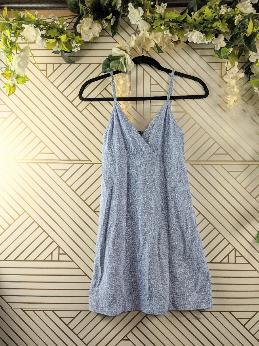 Brandy Melville Blue Amara Floral Tank Top (OS)