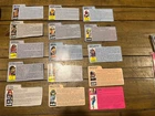 Vintage GI Joe Hasbro File Card Lot of 15 GI Joe, Cobra, Cut