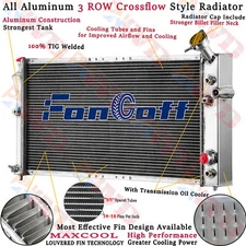 3 Row Radiator For 1997-1999 Buick Century Regal/1997-2000 Pontiac Montana