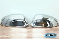 1Set Edelstahl Spiegel Kappen V2A Chrom Passend FüR Opel Astra J Cascada Blenden