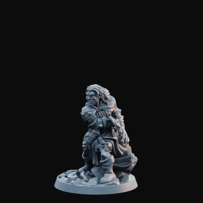 Kämpfer männlich episch fein detaillierte DnD Miniaturen RPG Tabletop Modelle