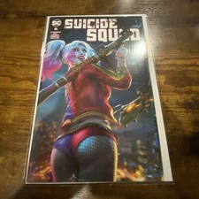 SUICIDE SQUAD #6 * NM+ * TIAGO DA SILVA HARLEY QUINN TRADE DRESS VARIANT DC 🔥🔥