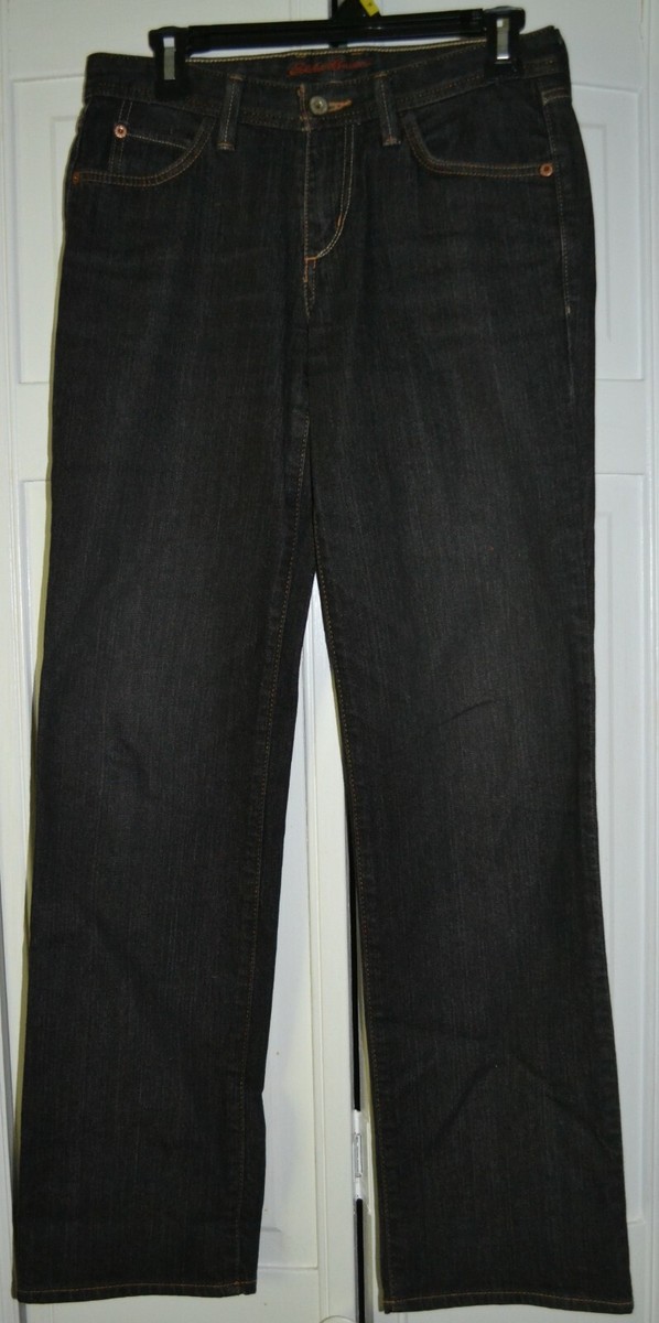 Jean Eddie Bauer Femme Taille 2 Regular - Coupe Droite, Occasion Très Bon état