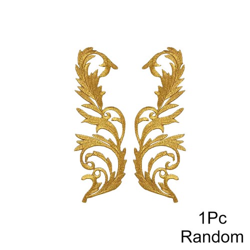 GoldenEmbroidered Applique Patches Sewing DIY Craft Iron on Handmade Decor - Picture 23 of 23