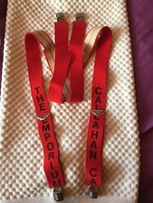 Vintage Red Suspenders From Callahan, CA The Emporium