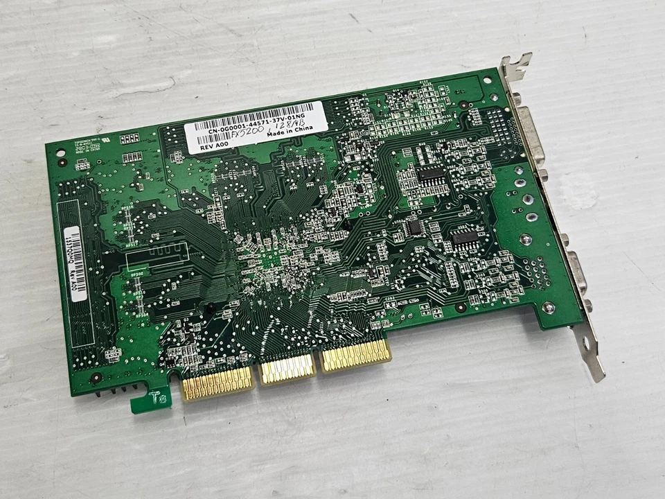 GeForce FX 5200 128MB DDR, 64 BIT, AGP 8x, VGA, DVI, Dell 0G0001 - WORKING CARD - Image 3 of 4