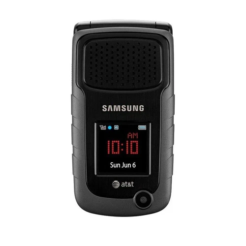 Teléfono Original Samsung RugbyII A847 3G 70MB Desbloqueado Clásico Abatible Negro Caja Abierta - Imagen 4 de 9