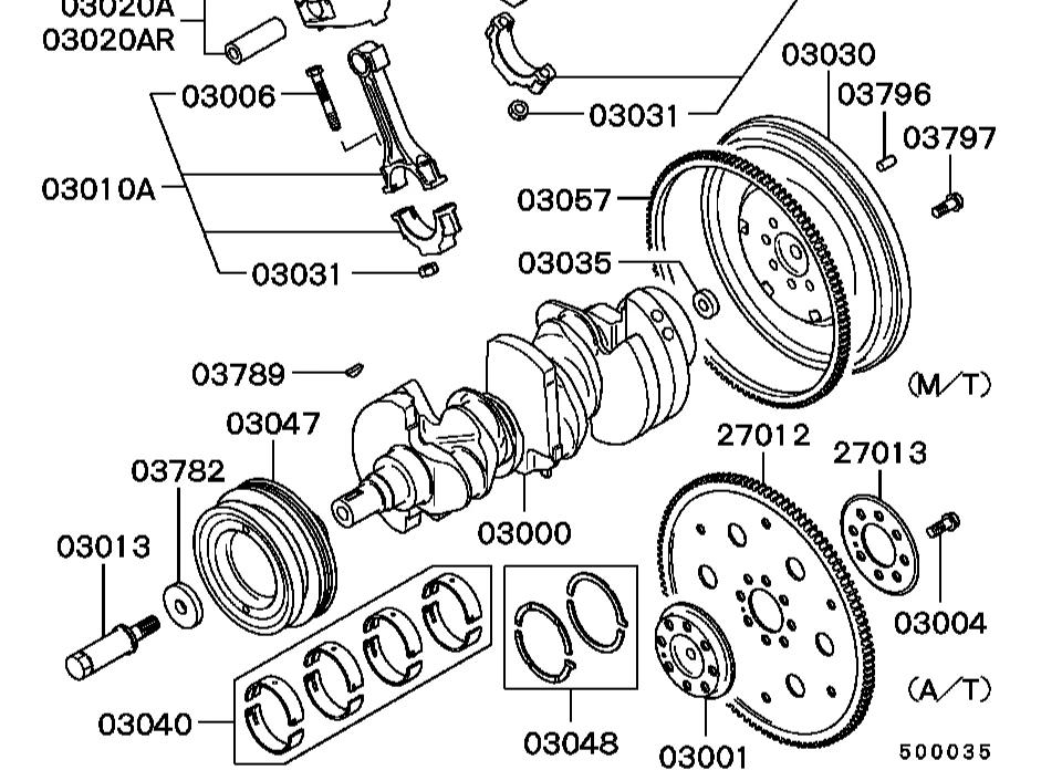 Harmonic Balancer Cranckshaft Pulley for Mitsubishi Montero 3.0 1989-1994 - Image 2 of 2