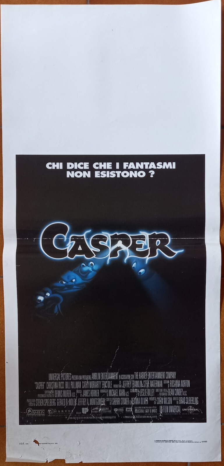 Locandina originale film Casper (1995) - Regia di Brad Silberling