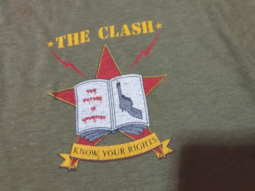 Rare Vintage 1982 The Clash Know Your Rights North American Campaign T Shirt   - Picture 1 of 12