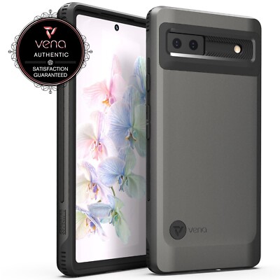 Vena [Outcross] Slim Dual Layer Hybrid Shockproof Case Cover for Google Pixel 6a