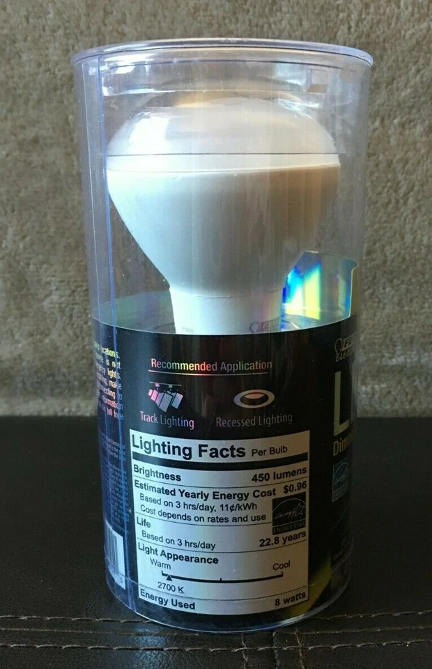 NEW Feit Electric LED Dimmable R 20 Reflector 45 W Replacement Light Bulb - Image 3 of 4