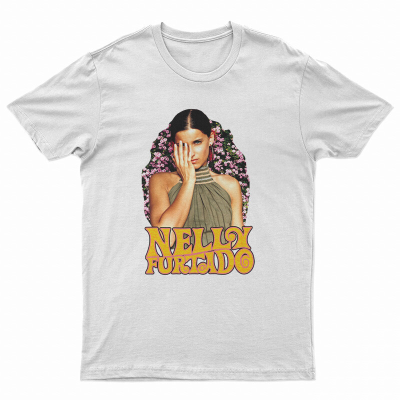 Vtg Nelly Furtado Singer Tour Concert Cotton White Full Size