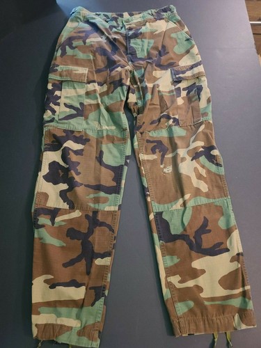 ARMY Woodland Camo BDU Pants Trouser 