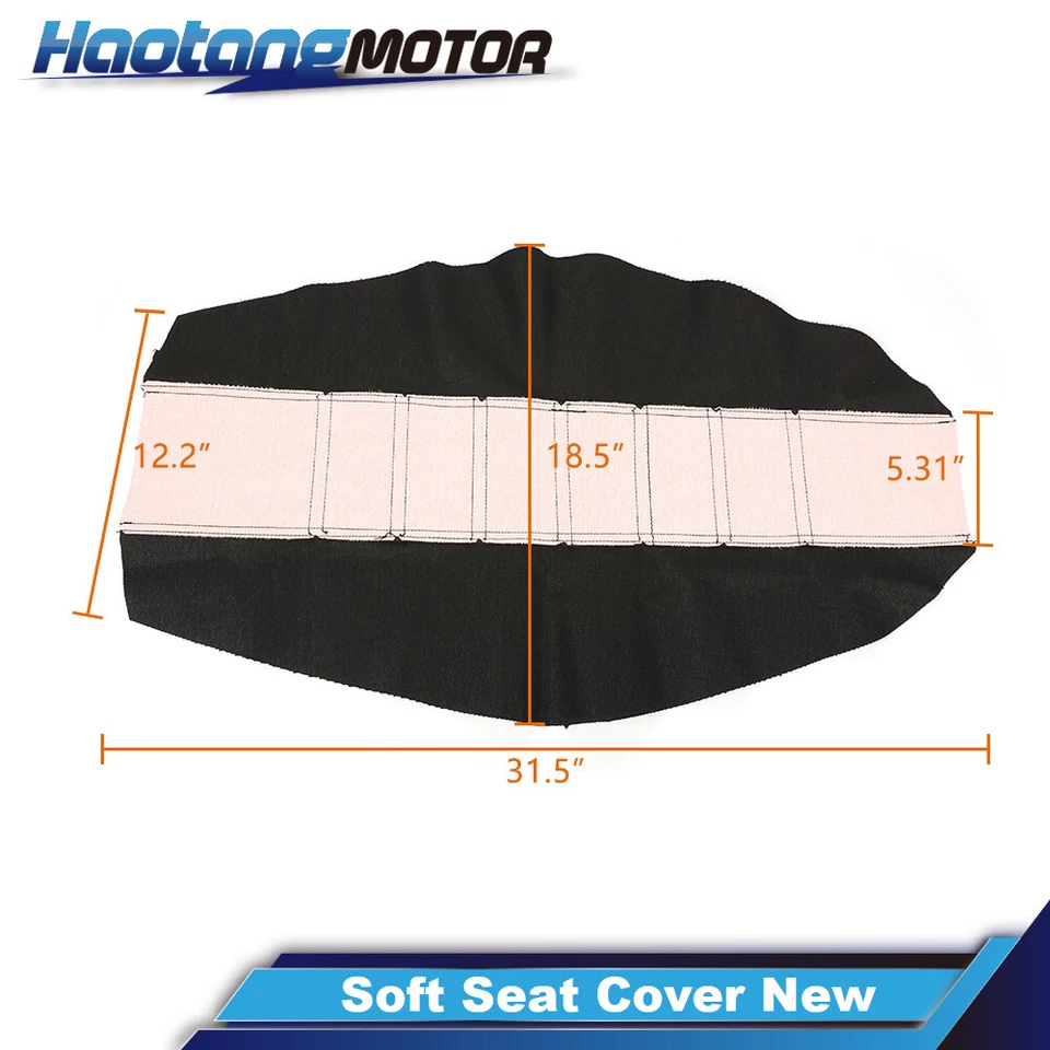 Cubierta de asiento suave naranja apta para Honda CR125R CR250R CR500R CR80R CRF100F CRF125F Foto 3 de 4