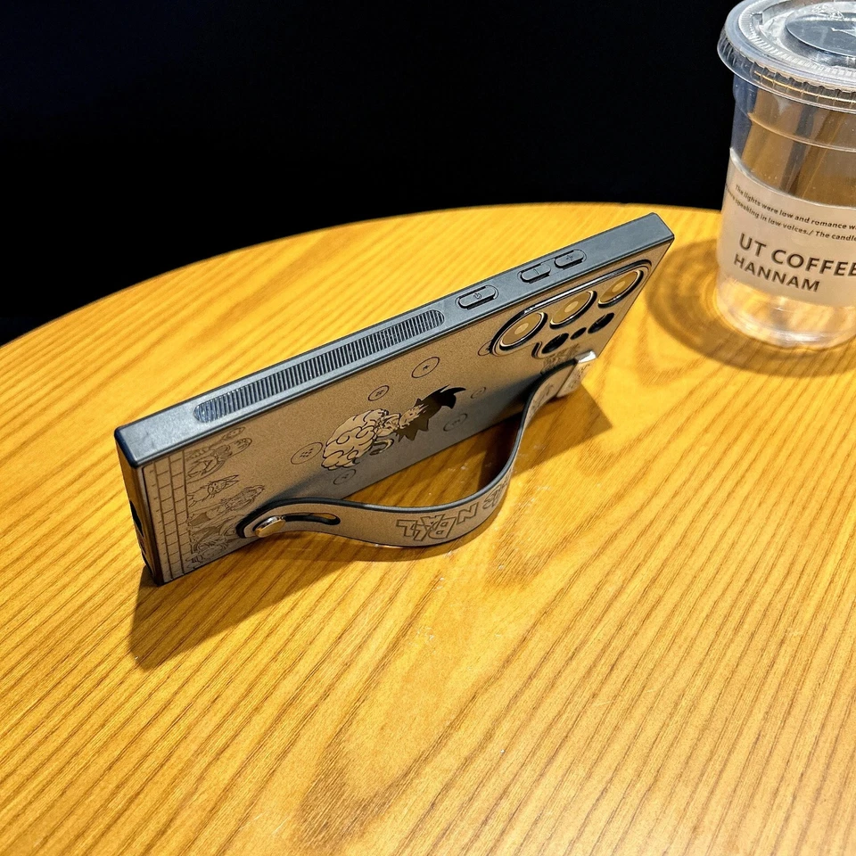 Funda de piel de anime Dragon Ball para Samsung S24 S24+ S24 Ultra S23 Ultra S22 Ultra Foto 2 de 4