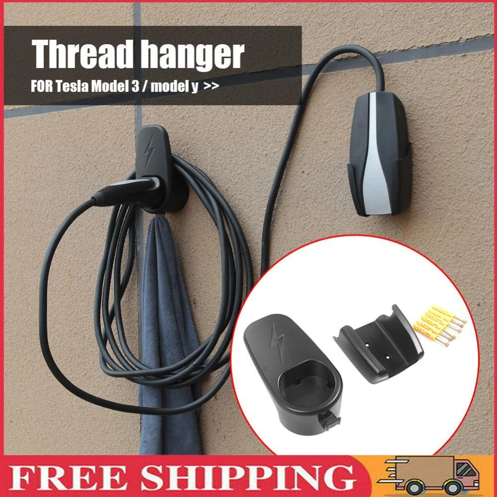For Tesla Model 3 Y Charging Cable Wall Organizer with Chassis