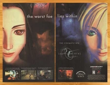 1998 Parasite Eve PS1 Vintage Print Ad/Poster Official Video Game Promo Art 90s
