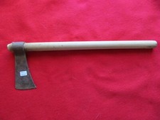 LARGE EARLY AMERICAN STYLE AXE, with WOODEN HANDLE,  ATL-0124 08165