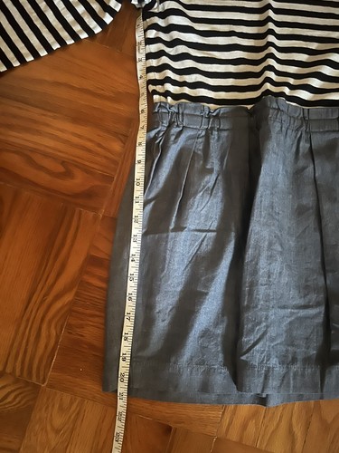 NWT Crewcuts navy/white Top w/chambray Bottom Dress-sz 10 - Picture 6 of 6