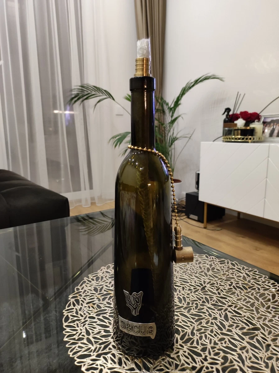 Wick for wine bottle oil lamp sale