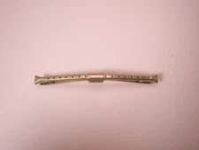 1-15/16" wide, Unique Style, Silver Tone, Vintage Collar Bar L158