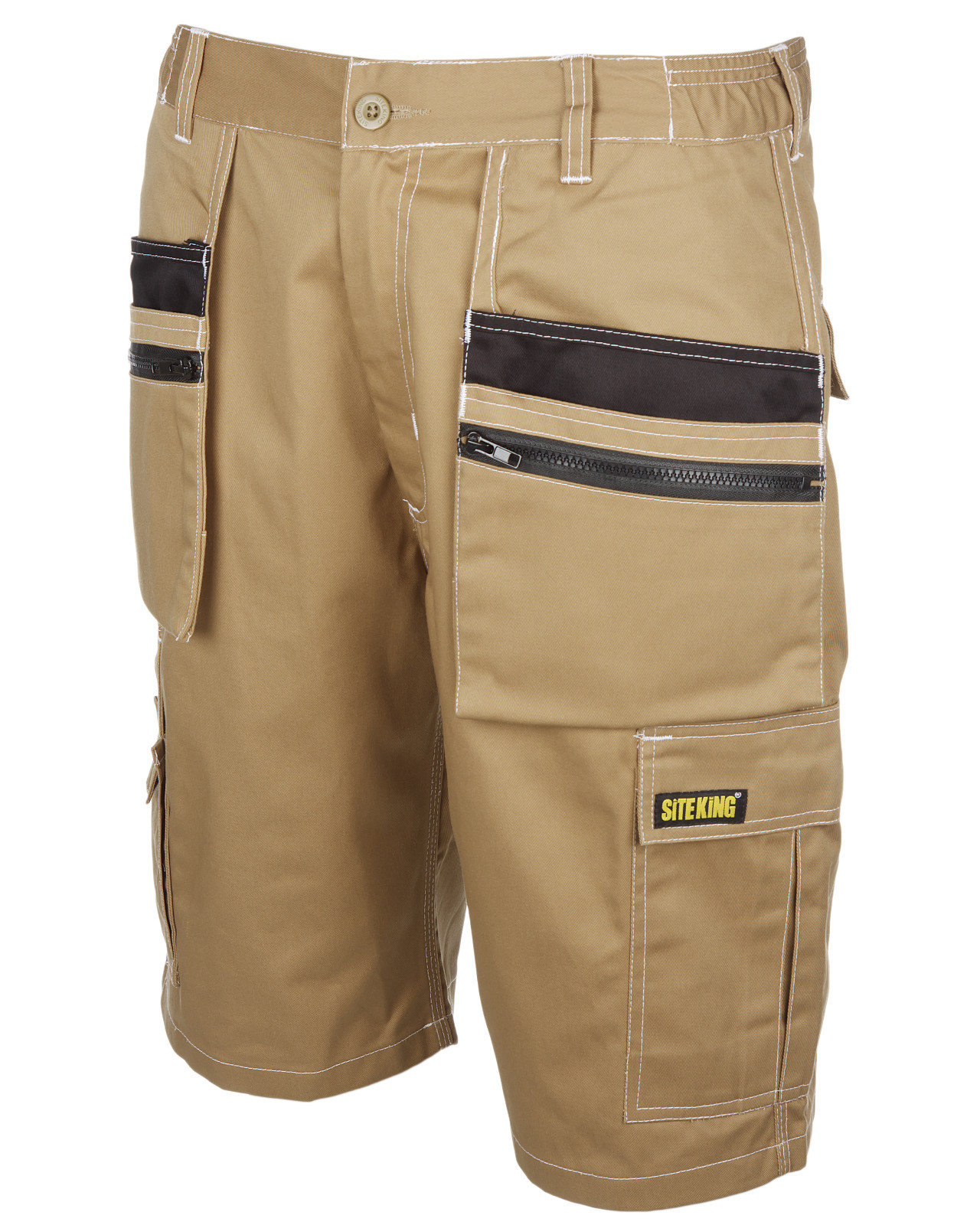 Mens Combat Cargo Work Shorts & Holster Pockets Size 30 to 40 By SITE