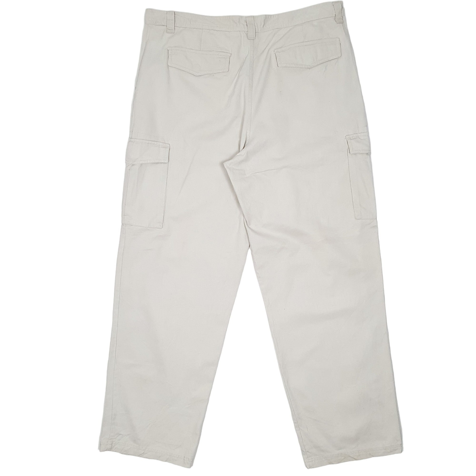OLD NAVY Combat Pants Cargo Trousers Cotton Beige Mens W38 L33 image 3
