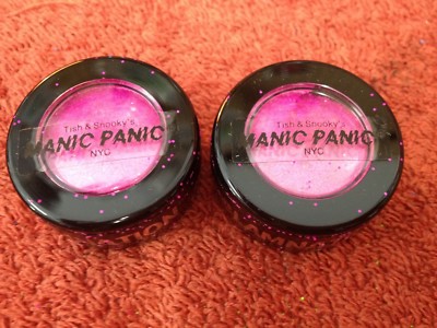 TWO MANIC PANIC GLITTER JEWELS Eye Body Micro Glitter Powder Neon Purple/Pink