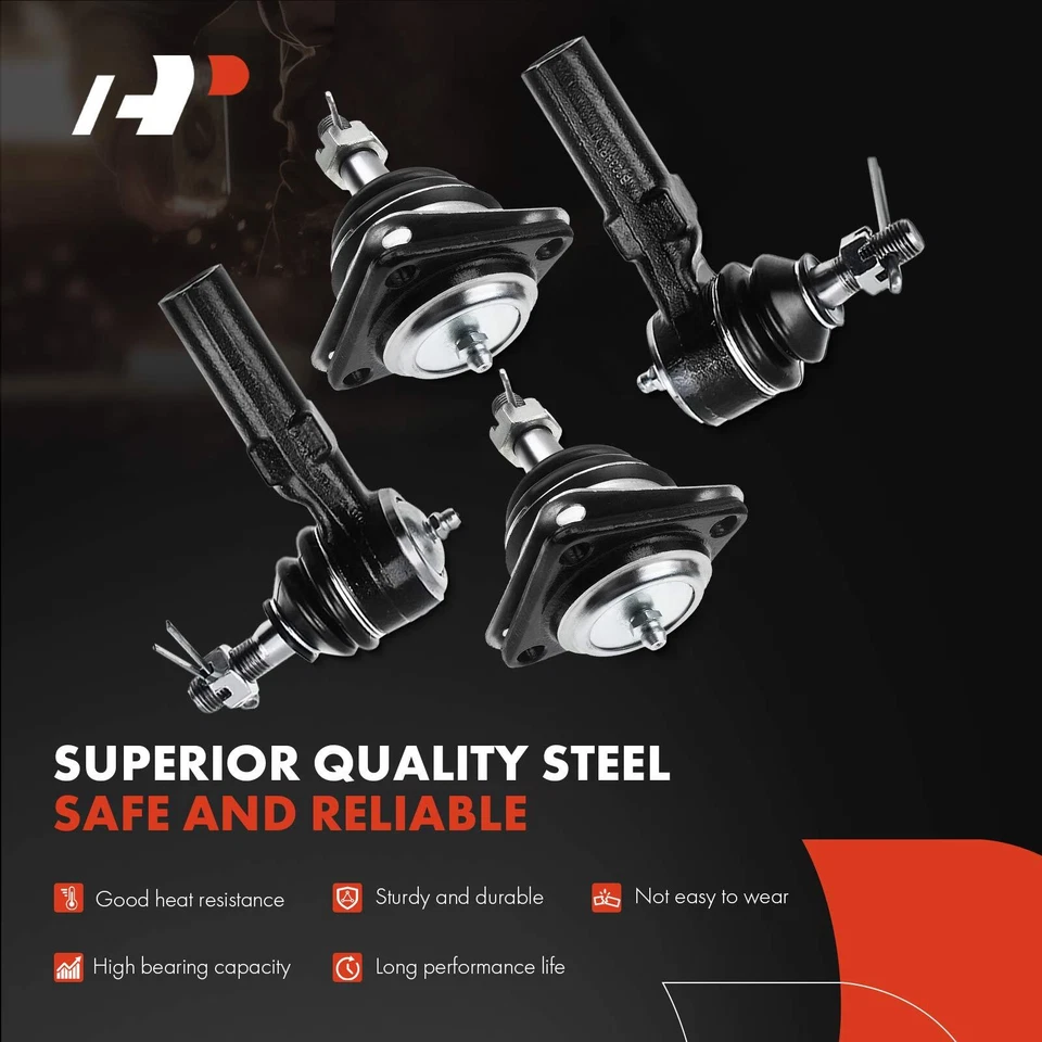 6x Tie Rod End Ball Joint Front for Chevrolet Camaro 1993-2001 Pontiac Firebird - Image 3 of 4