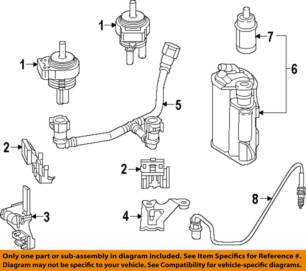 ⭐︎⭐︎⭐︎ For 2013-2016 Ford Escape 1.6L L4 Dorman Vapor Canister