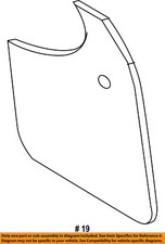 Ford Genuine HC3Z-16A550-DA Splash Guard 1 Pack Ford Genuine HC3Z-16A550-DA Splash Guard 1 Pack
