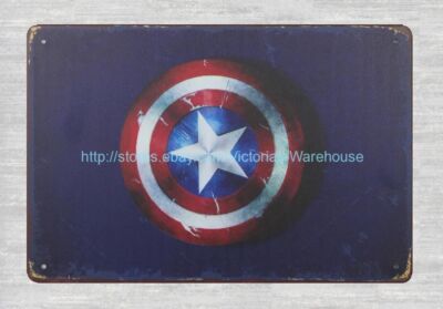 outdoor artwork  comic n metal tin sign