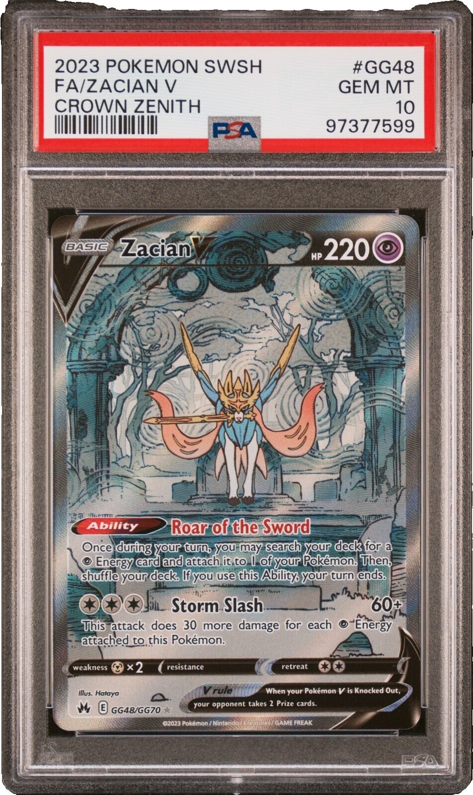 Zacian V Crown Zenith