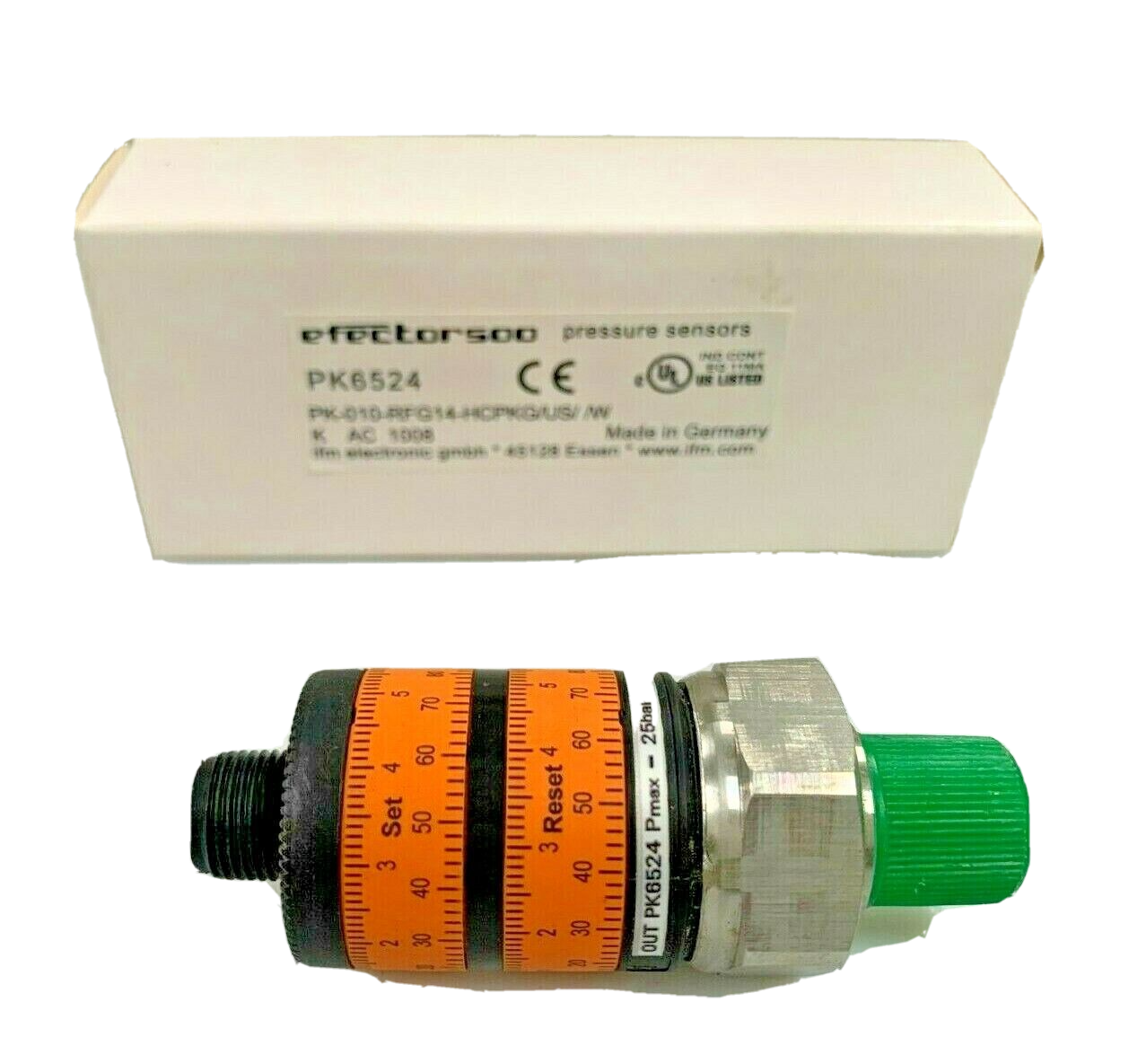PK6524 IFM Efector 500 Pressure Switch PK010RFG14HCPKG/US/ /W 0..10