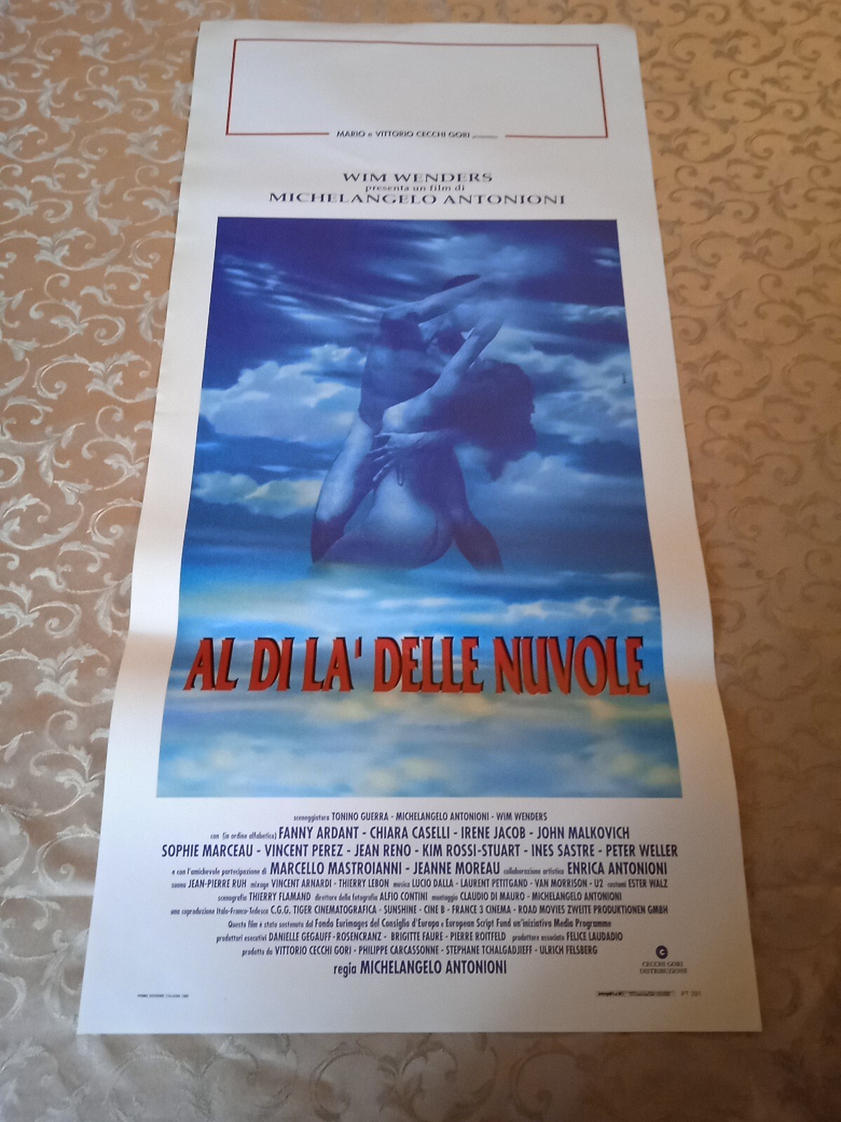 Locandina di Al di là delle nuvole (1995)