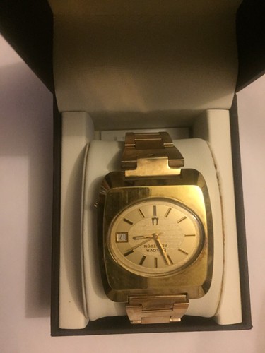 Raro modello Bulova Accutron vintage 2181 USA 10k oro laminato 1973 serie n. G6016 - Foto 12 di 12