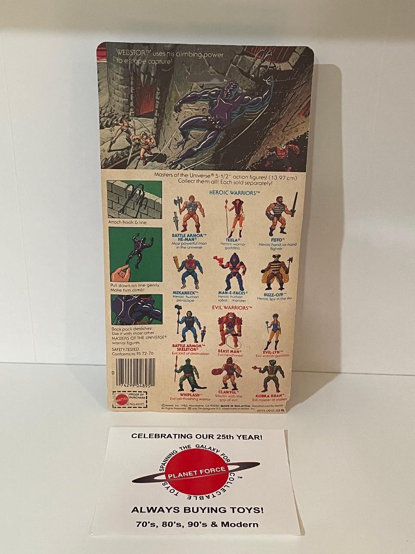 1984 stor MOC Vintage MOTU Figure NEW Sealed eBay