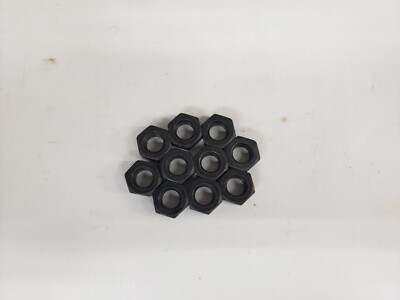Pk/10 McMaster 934 M12 x 1.75 Coarse Thread Hex Nut Class 12 Hex Nut Black Oxide