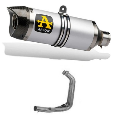 Set Schalldämpfer ARROW Street Thunder Titan für Yamaha 500 T-Max 2008-2011