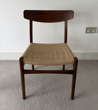 Carl Hansen & Søn CH23 Hans J. Wegner Wood Chair Woven Cord